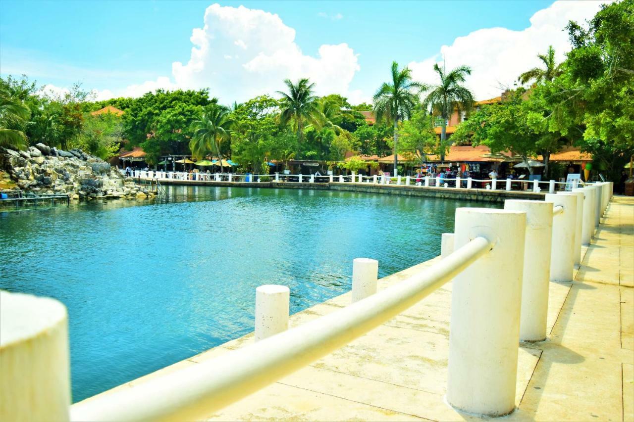 Happy Smile By The Dolphins Apartment Puerto Aventuras Bagian luar foto