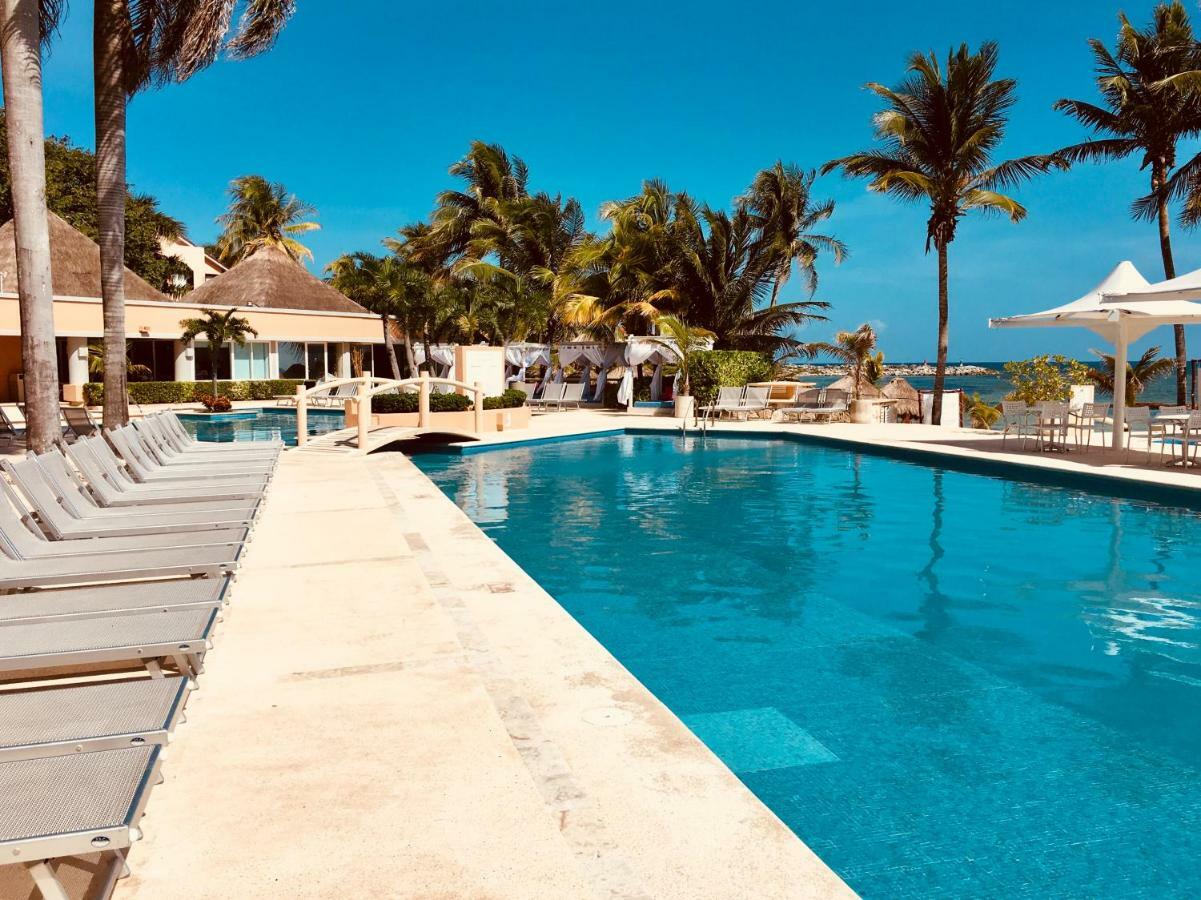 Happy Smile By The Dolphins Apartment Puerto Aventuras Bagian luar foto